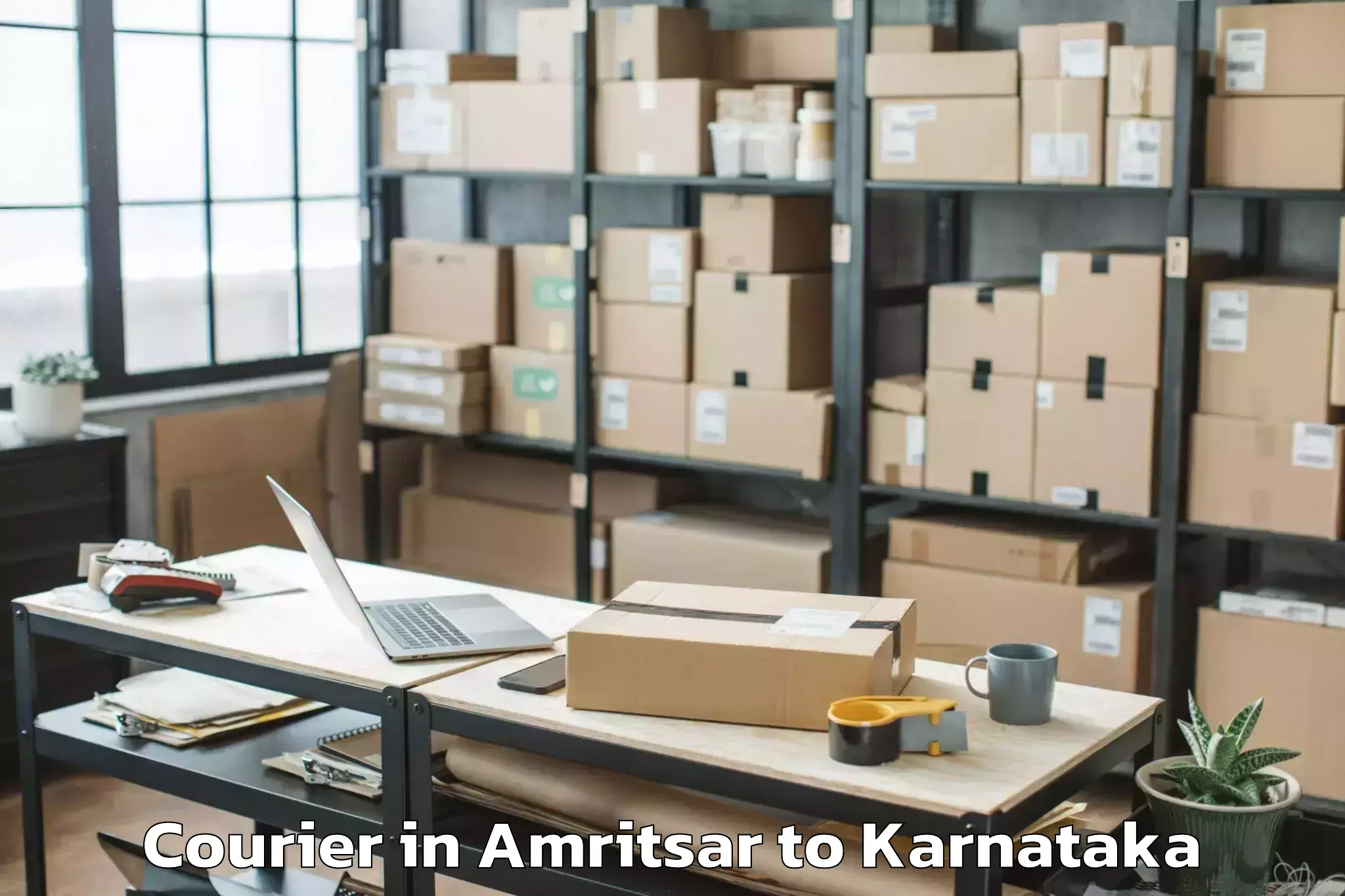 Easy Amritsar to Holesirigere Courier Booking